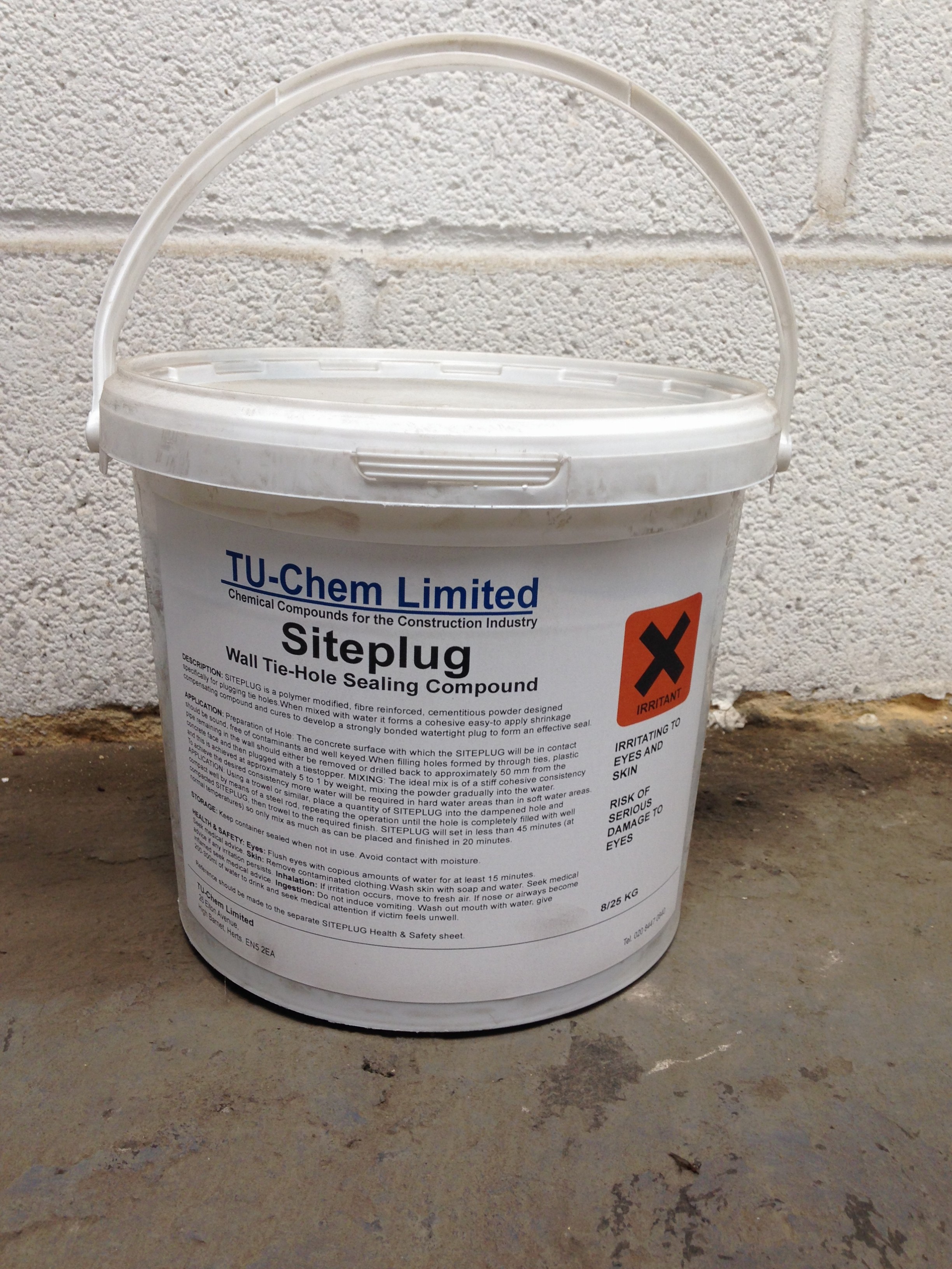 Siteplug Tie bar hole filler AdoPlug Miers Construction Products